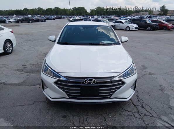 5NPD74LF1LH610193 2020 HYUNDAI ELANTRA White Սալոնի հետևի տեսք