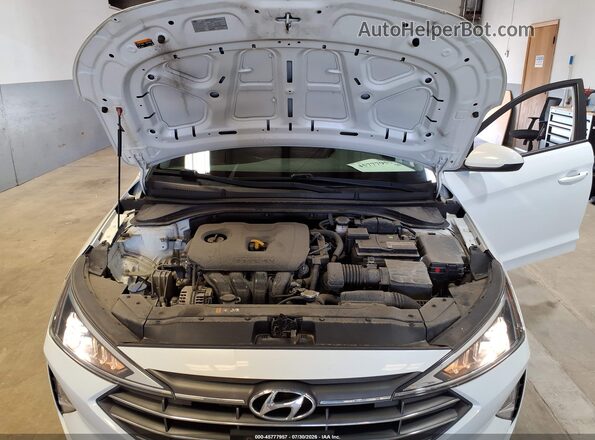 5NPD74LF1LH610193 2020 HYUNDAI ELANTRA White Հետևի տեսք