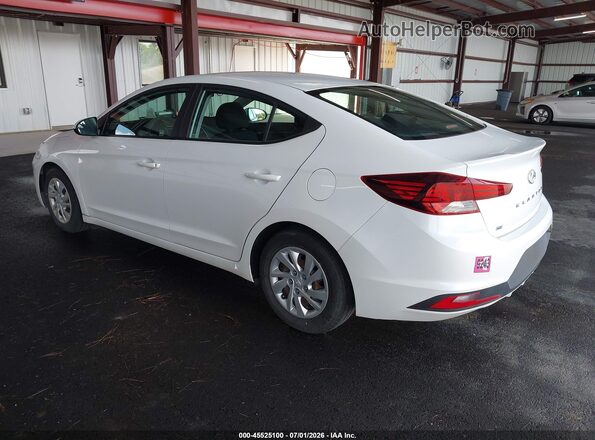 5NPD74LF1LH610226 2020 HYUNDAI ELANTRA White Հետևի ձախ