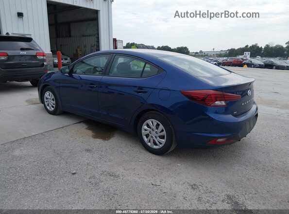 5NPD74LF1LH610419 2020 HYUNDAI ELANTRA Blue Задня ліва чверть