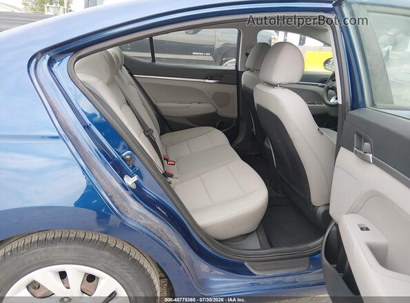 5NPD74LF1LH610419 2020 HYUNDAI ELANTRA Blue Вид наклейки з VIN-кодом