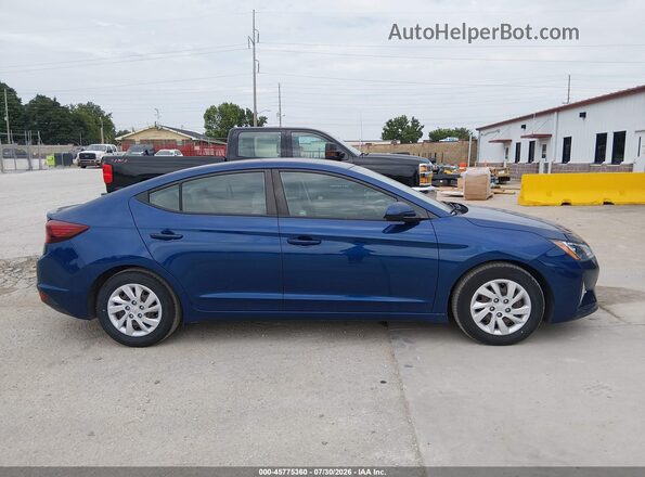 5NPD74LF1LH610419 2020 HYUNDAI ELANTRA Blue Панорамний вид салону 360°