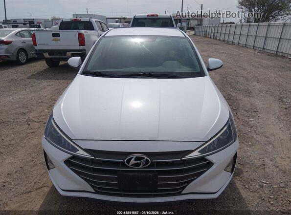 5NPD74LF1LH610808 2020 HYUNDAI ELANTRA White Widok z przodu