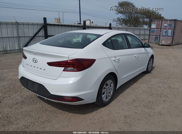5NPD74LF1LH610808 2020 HYUNDAI ELANTRA White Tył prawy
