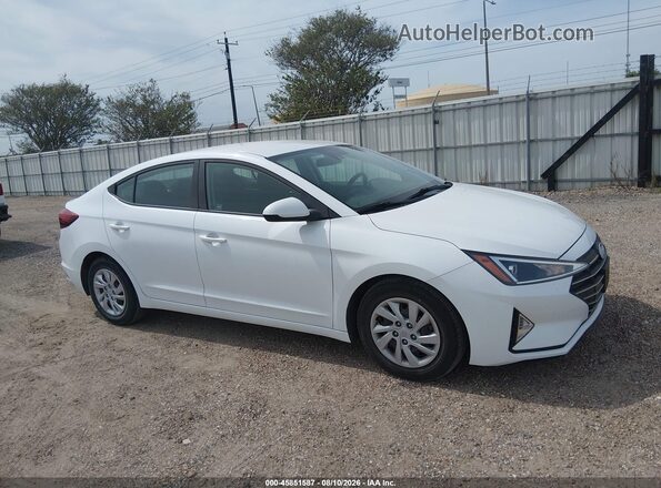 5NPD74LF1LH610808 2020 HYUNDAI ELANTRA White Widok wnętrza z tyłu
