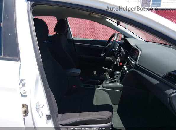 5NPD74LF1LH612350 2020 HYUNDAI ELANTRA White წინა სალონის ხედი