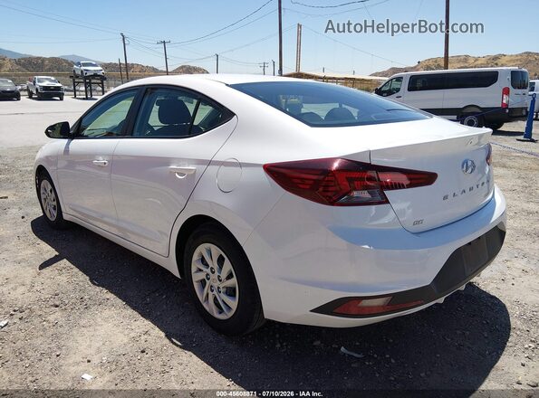 5NPD74LF1LH612350 2020 HYUNDAI ELANTRA White უკანა მარცხენა