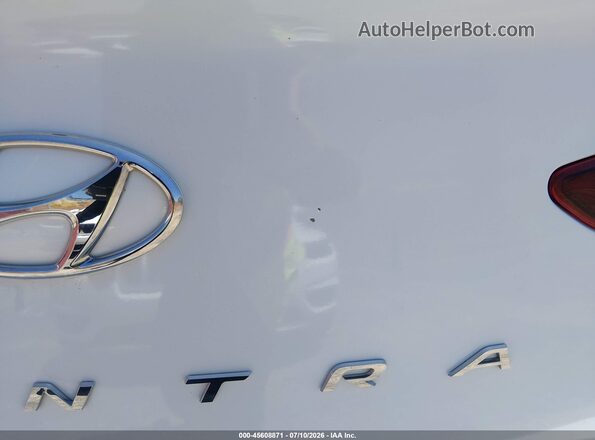 5NPD74LF1LH612350 2020 HYUNDAI ELANTRA White უკანა სალონის ხედი