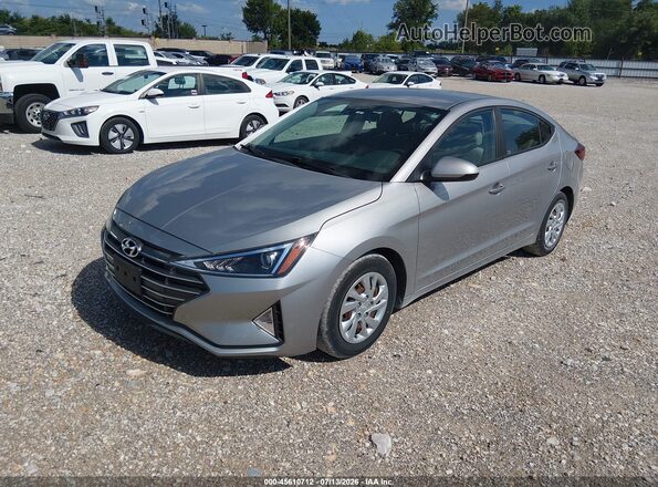 5NPD74LF1LH612509 2020 HYUNDAI ELANTRA Silver Vista tres cuartos delantera izquierda