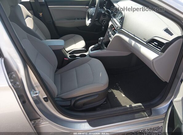 5NPD74LF1LH612509 2020 HYUNDAI ELANTRA Silver Vista interior delantera