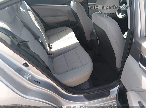 5NPD74LF1LH612509 2020 HYUNDAI ELANTRA Silver Vista de la etiqueta del VIN