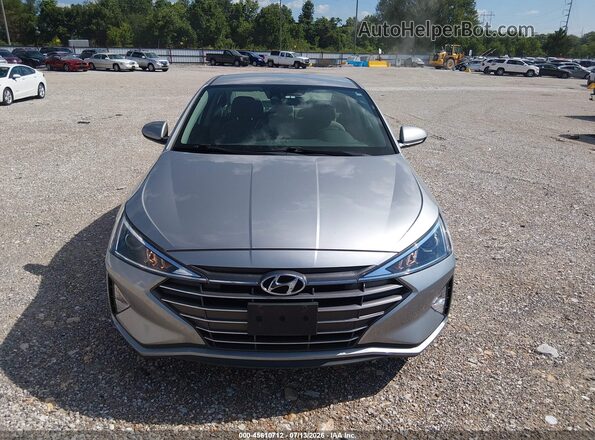 5NPD74LF1LH612509 2020 HYUNDAI ELANTRA Silver Vista interior trasera