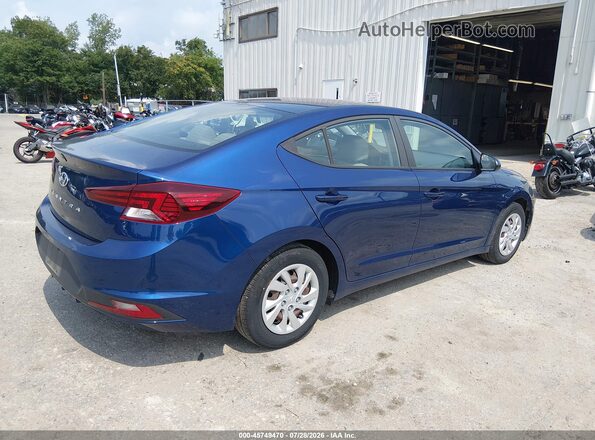 5NPD74LF1LH612669 2020 HYUNDAI ELANTRA Синий Задняя правая четверть