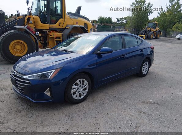 5NPD74LF1LH612669 2020 HYUNDAI ELANTRA Синий Передняя левая четверть