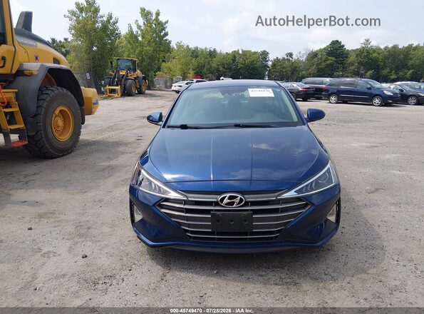 5NPD74LF1LH612669 2020 HYUNDAI ELANTRA Синий Вид задней части салона