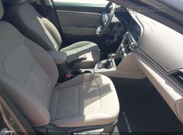 5NPD74LF1LH613224 2020 HYUNDAI ELANTRA Gray Front interior view