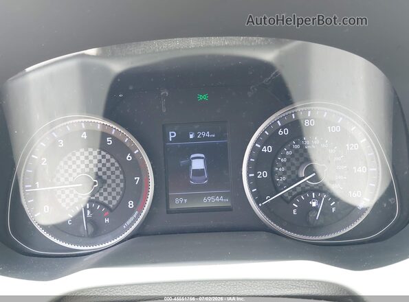 5NPD74LF1LH613868 2020 HYUNDAI ELANTRA Gray უკანა სავარძლების ხედი