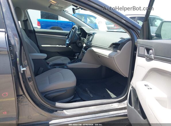 5NPD74LF1LH613868 2020 HYUNDAI ELANTRA Gray წინა სალონის ხედი