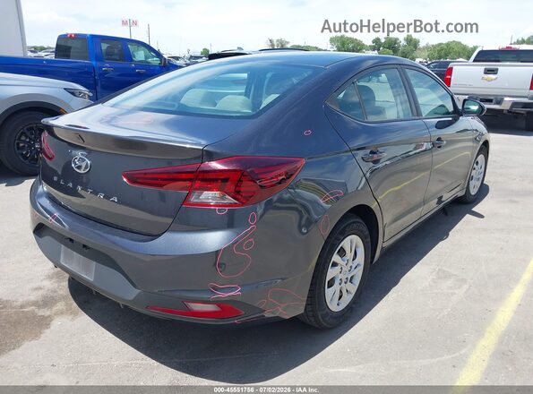 5NPD74LF1LH613868 2020 HYUNDAI ELANTRA Gray უკანა მარჯვენა