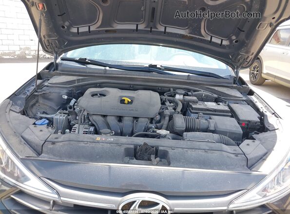 5NPD74LF1LH613868 2020 HYUNDAI ELANTRA Gray უკანა ხედი