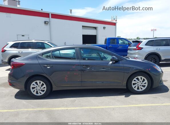 5NPD74LF1LH613868 2020 HYUNDAI ELANTRA Gray უკანა სალონის ხედი