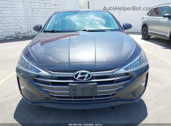 5NPD74LF1LH613868 2020 HYUNDAI ELANTRA Gray ხელსაწყოთა პანელის ხედი