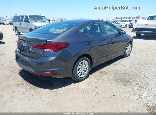 5NPD74LF1LH615961 2020 HYUNDAI ELANTRA Gray Trasero derecho