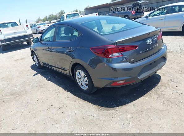 5NPD74LF1LH615961 2020 HYUNDAI ELANTRA Gray Trasero izquierdo