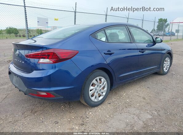 5NPD74LF1LH616219 2020 HYUNDAI ELANTRA Blue უკანა მარჯვენა