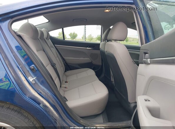 5NPD74LF1LH616219 2020 HYUNDAI ELANTRA Blue VIN კოდის სტიკერის ხედი