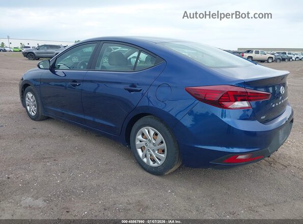 5NPD74LF1LH616219 2020 HYUNDAI ELANTRA Blue უკანა მარცხენა