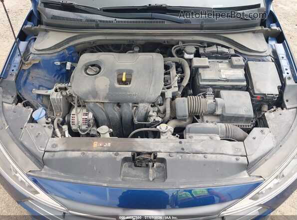 5NPD74LF1LH616219 2020 HYUNDAI ELANTRA Blue უკანა ხედი