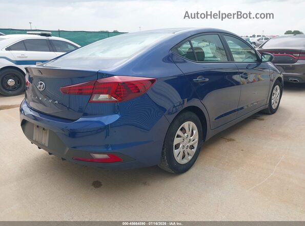 5NPD74LF1LH616236 2020 HYUNDAI ELANTRA Blue Tył prawy