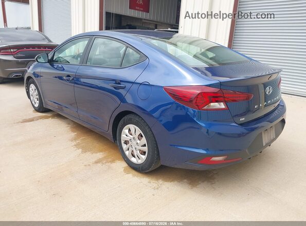 5NPD74LF1LH616236 2020 HYUNDAI ELANTRA Blue Tył lewy