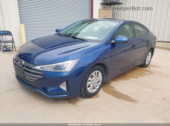 5NPD74LF1LH616236 2020 HYUNDAI ELANTRA Blue Przód lewy