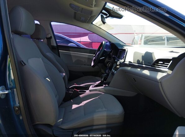 5NPD74LF1LH617287 2020 HYUNDAI ELANTRA Blue წინა სალონის ხედი