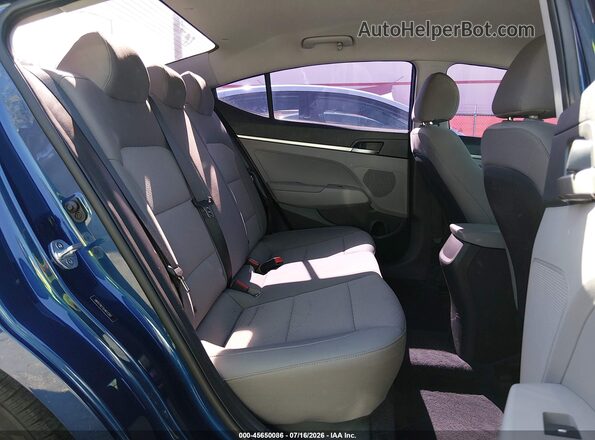 5NPD74LF1LH617287 2020 HYUNDAI ELANTRA Blue VIN კოდის სტიკერის ხედი