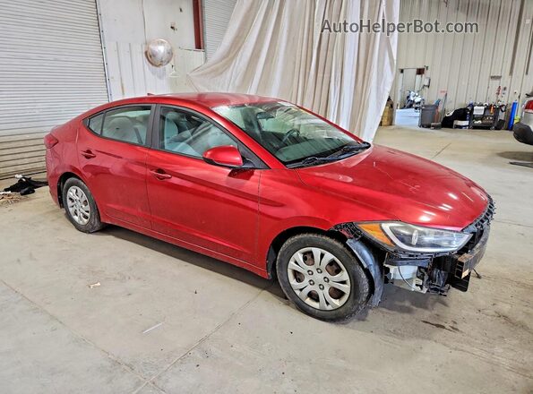 5NPD74LF2HH101804 2017 HYUNDAI ELANTRA Red Դիմացի տեսք