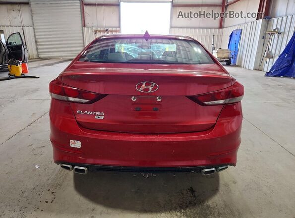 5NPD74LF2HH101804 2017 HYUNDAI ELANTRA Red Սալոնի դիմացի տեսք