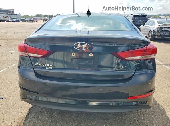 5NPD74LF2HH161162 2017 HYUNDAI ELANTRA Black Widok z tyłu