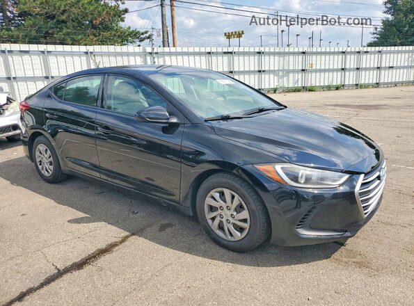 5NPD74LF2HH161162 2017 HYUNDAI ELANTRA Black Przód prawy