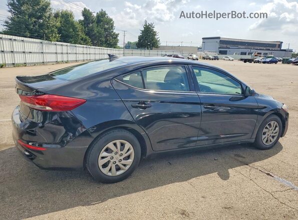 5NPD74LF2HH161162 2017 HYUNDAI ELANTRA Black Tył prawy