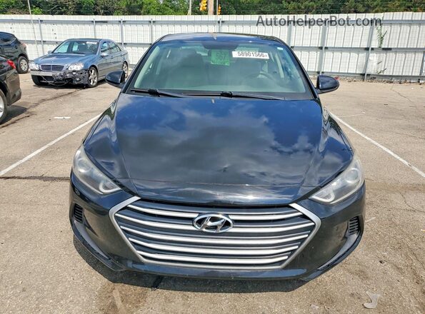 5NPD74LF2HH161162 2017 HYUNDAI ELANTRA Black Widok z przodu