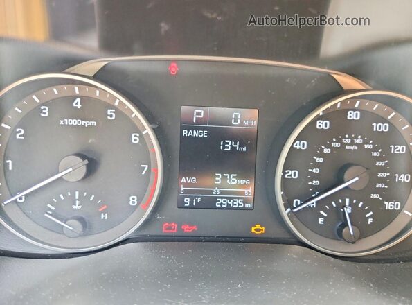 5NPD74LF2HH167351 2017 HYUNDAI ELANTRA Red Instrument cluster view