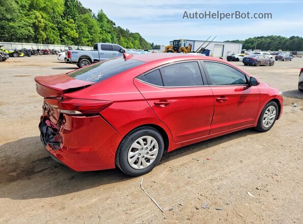 5NPD74LF2HH167351 2017 HYUNDAI ELANTRA Red Rear right