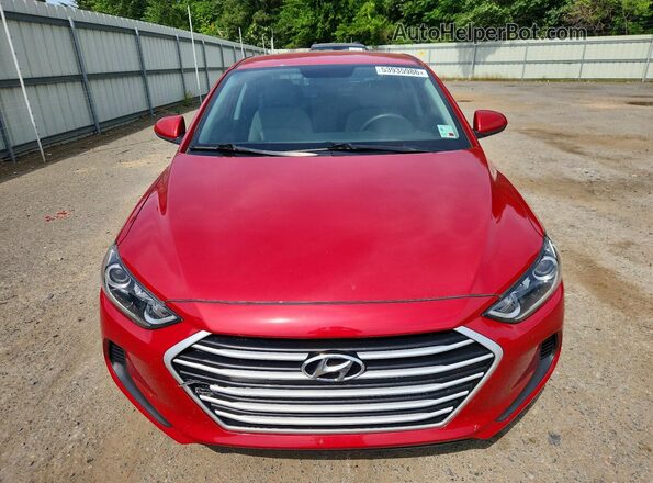 5NPD74LF2HH167351 2017 HYUNDAI ELANTRA Red Front view