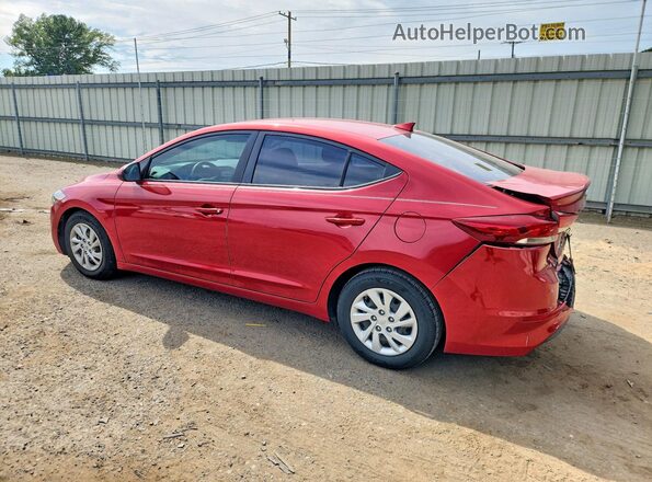 5NPD74LF2HH167351 2017 HYUNDAI ELANTRA Red Rear left