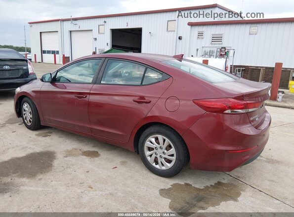 5NPD74LF2HH211915 2017 HYUNDAI ELANTRA Red Задня ліва чверть