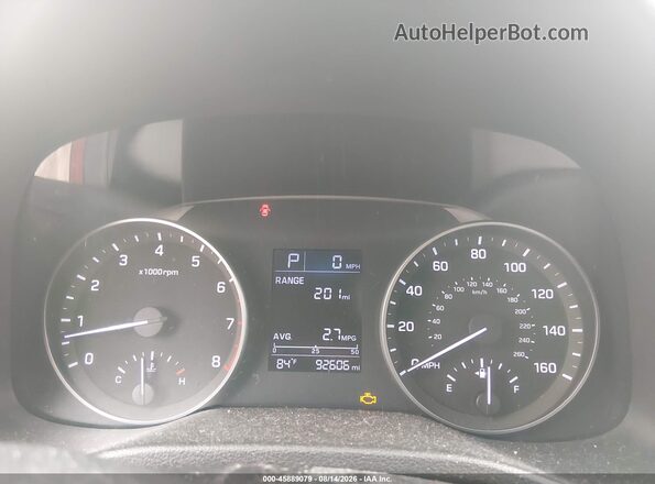 5NPD74LF2HH211915 2017 HYUNDAI ELANTRA Red Вид задніх сидінь