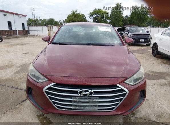 5NPD74LF2HH211915 2017 HYUNDAI ELANTRA Red Вид спереду